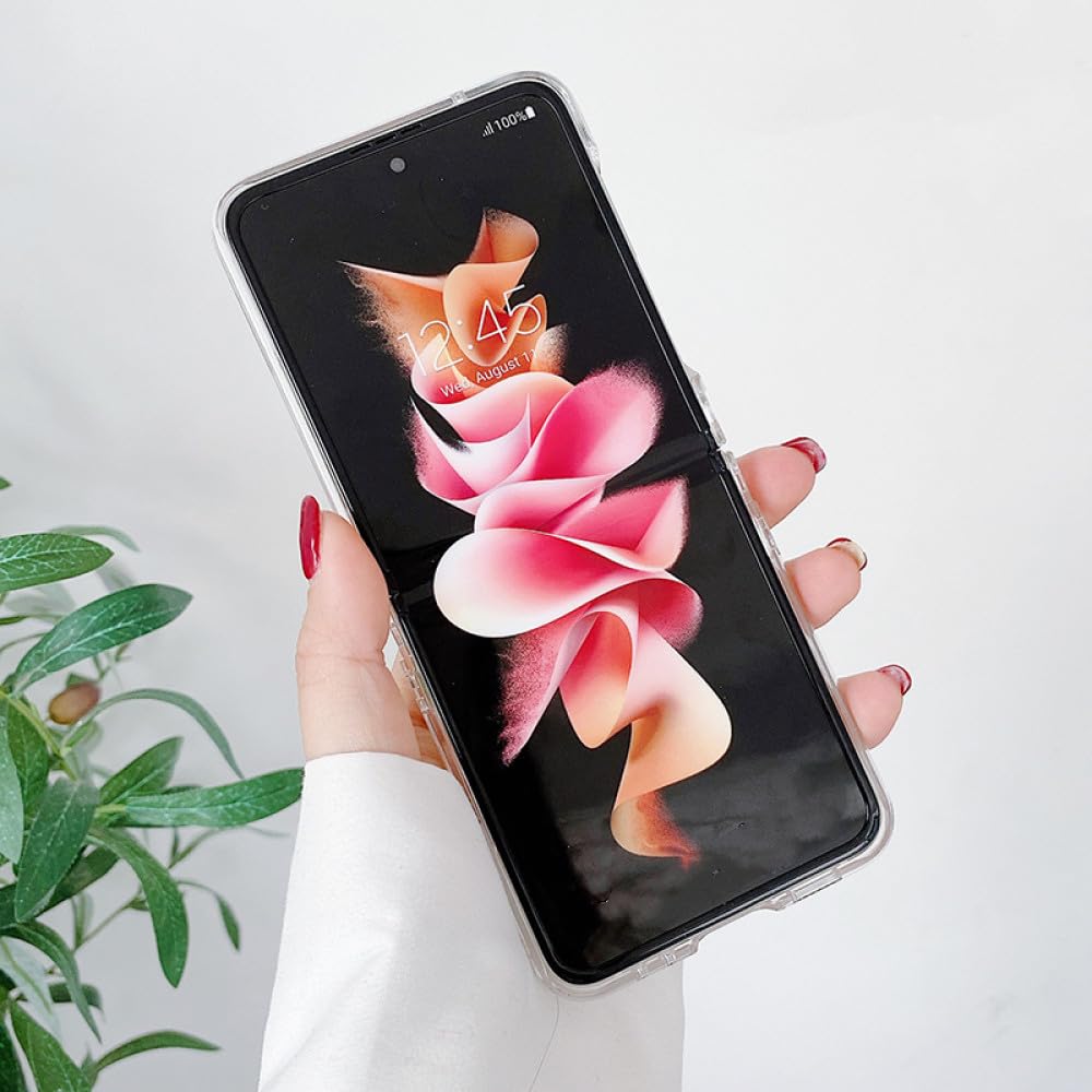 折り畳みスマートフォン、透明ディスクケース付く